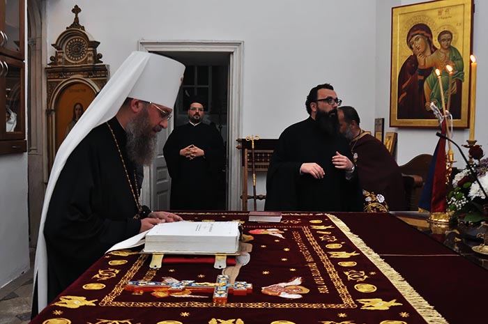 Доксологија митр. Антонију у Саборном храму у Никшићу