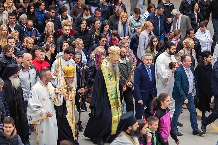 Кроз Беране прошла свечана Ђурђевданска литија