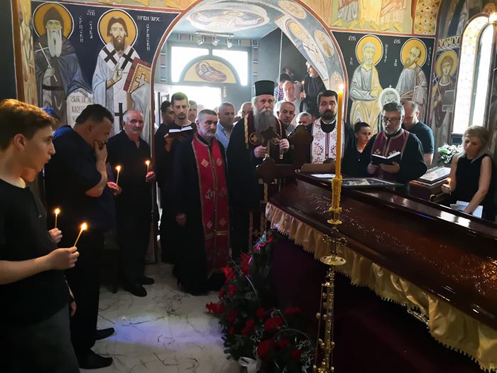 Епископ Јоаникије служио опијело Вукоману М. Секулићу