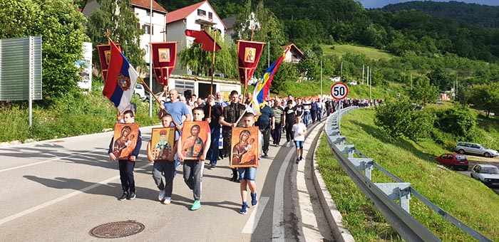 Литија у Плужинама