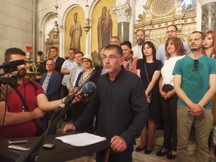 У Никшићу служен Молебан