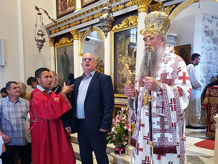 Изабрани Митрополит Јоаникије богослужио у Херцег Новом (видео)