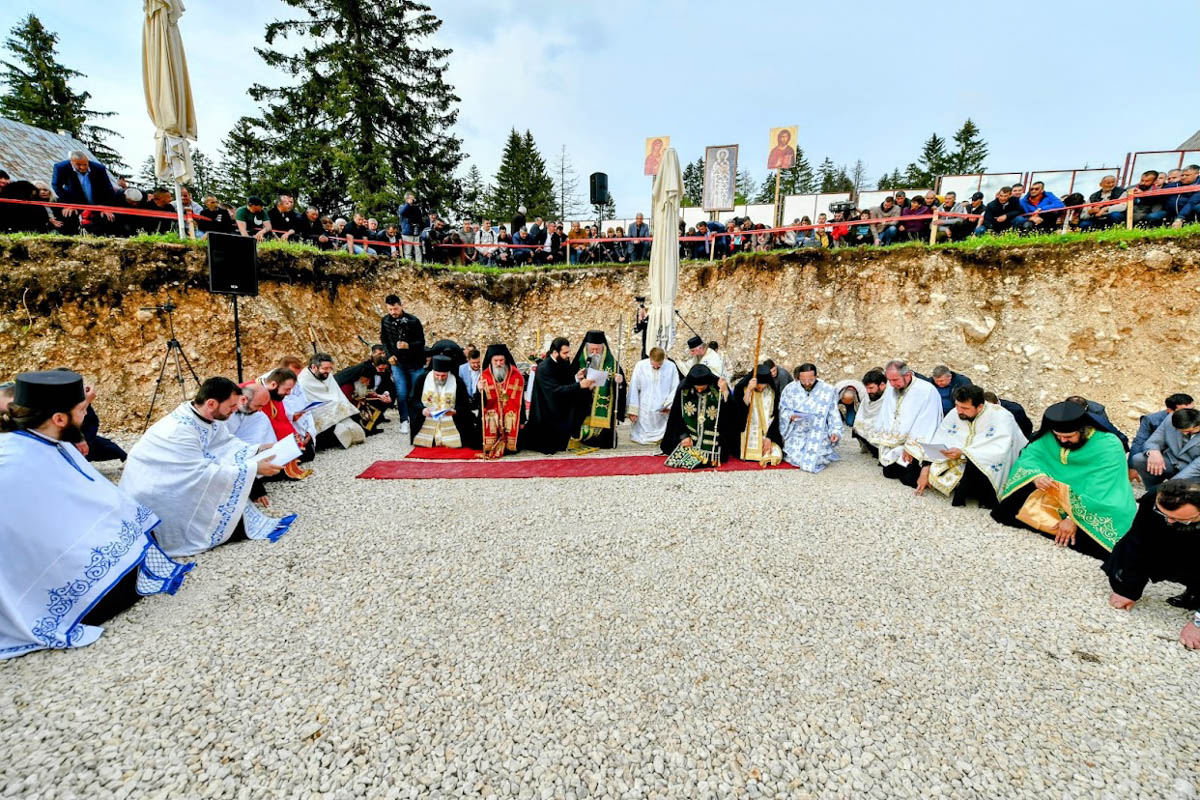 Полагања камена темељца за саборни храм Светог Саве на Жабљаку