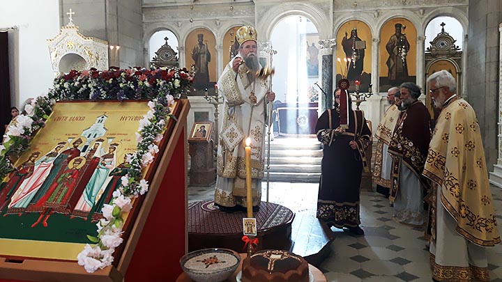 Молитвено прослављена ктиторска слава никшићког Саборног храма