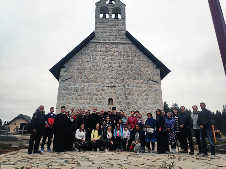 Свечана вечерња служба са петохлебницом у саборном храму Преображења Господњег на Жабљаку