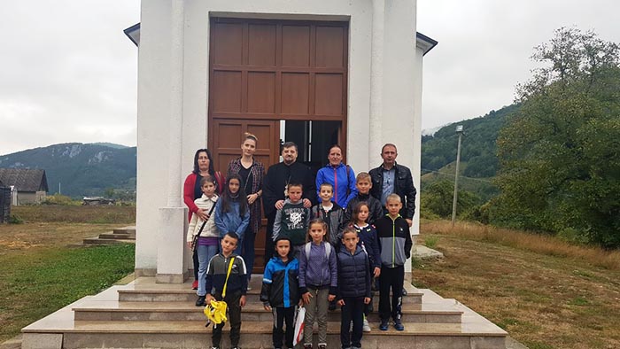 Малишани посјетили храм Светог Евстатија Српског