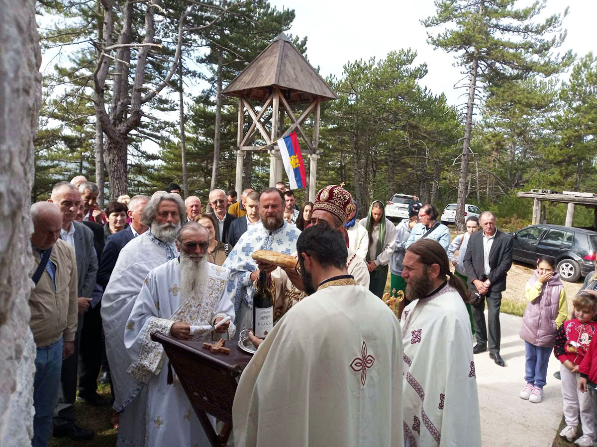 Зачеће Светог Јована Крститеља молитвено прослављено у Заграду, у Жупи Никшићкој