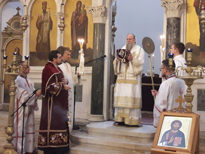 Епископ Јоаникије на Митровдан служио Литургију у Никшићу