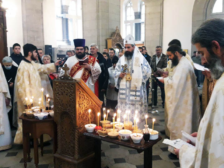 Рукоположење у Саборном храму у Никшићу