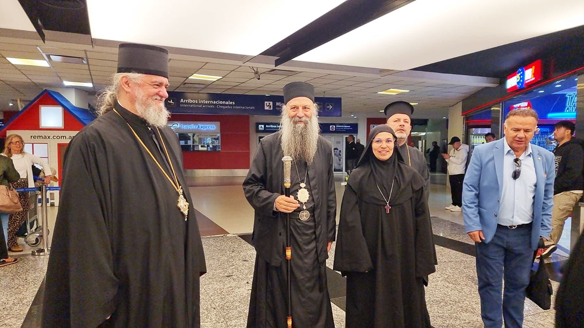 Патријарх српски Порфирије стигао у Аргентину