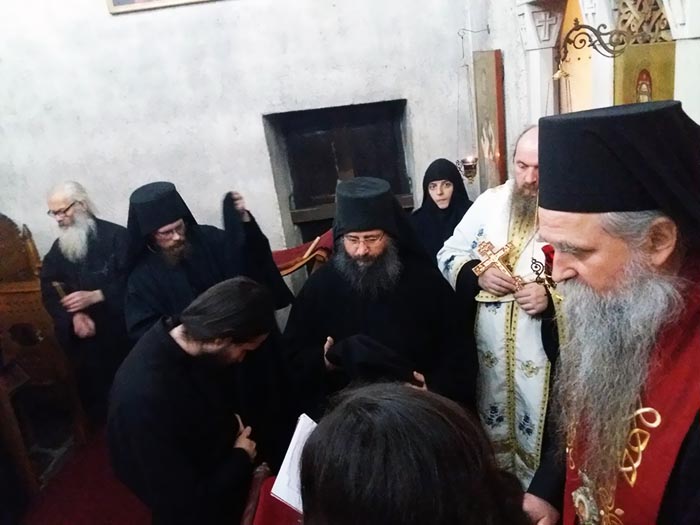 Монашење у манастиру Ђурђеви Ступови
