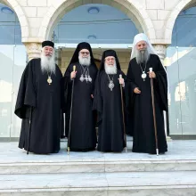 Патријарх Порфирије разговарао са Краљем Абдулахом Другим и патријарсима Јованом и Теофилом