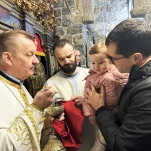 Литургија у цркви светих Апостола Петра и Павла у Бијелом Пољу