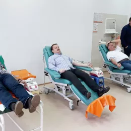 Чланови Црквене општине Бијело Поље учествовали у акцији давања крви