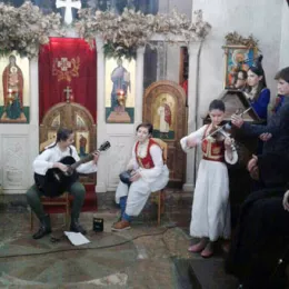 Традиционални Божићни пријем у манастиру Ђурђеви Ступови