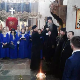 Традиционални Божићни пријем у манастиру Ђурђеви Ступови