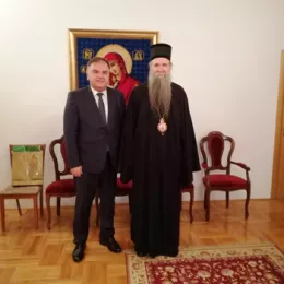 Предсједник Иванић посјетио Епархију будимљанско-никшићку