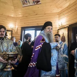 Освећење храма у Кемерову