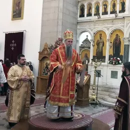 Епископ Јоаникије на Бадњи дан служио Литургију у никшићком Саборном храму