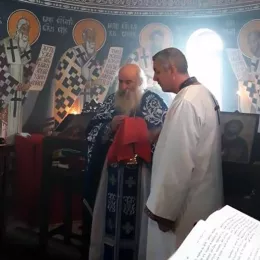 Литургијско сабрање у манастиру Косијерево