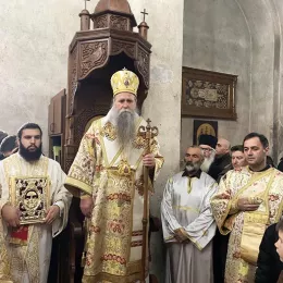 Епископ Јоаникије на Богојављење служио у манастиру Ђурђеви Ступови