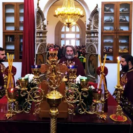 Прослава Божића у Саборном храму у Никшићу