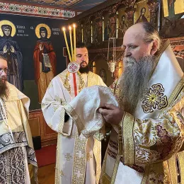 Архијерејска Литургија у Пећкој Патријаршији