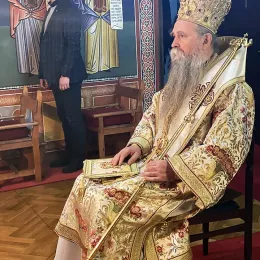 Архијерејска Литургија у Пећкој Патријаршији