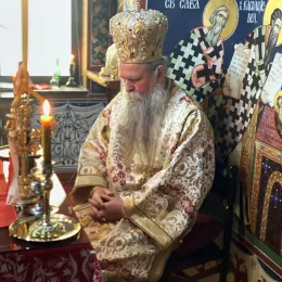 Архијерејска Литургија у Пећкој Патријаршији