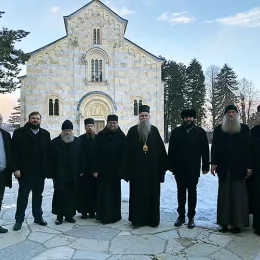 Епископ Јоаникије у посјети светињама Метохије