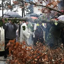 Епископ будимљанско-никшићки Г. Методије на Бадњи дан служио у никшићком Саборном храму
