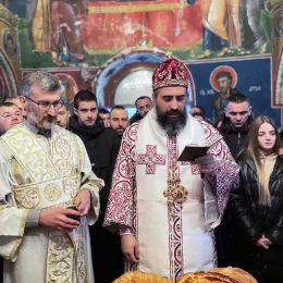 Владика Методије на Светог Јована Крститеља служио Литургију у Страшевини