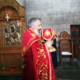 Епископ Методије служио Литургију у Ђурђевим Ступовима 