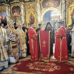 Патријарх Порфирије служио опело блаженопочившем епископу Лаврентију