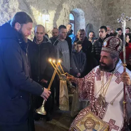 Владика Методије служио у Глибавцу код Никшића