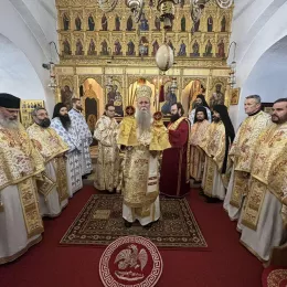 Митрополит Јоаникије у Цетињском манастиру