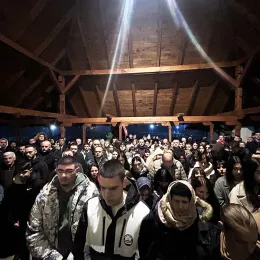 Торжествено прослављање празника рођења Богомладенца Христа у храму Светог Николе у Никољцу