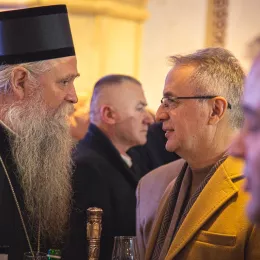 Митрополит Јоаникије на божићном пријему