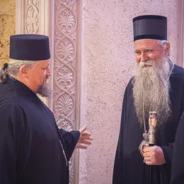 Митрополит Јоаникије на божићном пријему