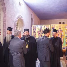 Митрополит Јоаникије на божићном пријему