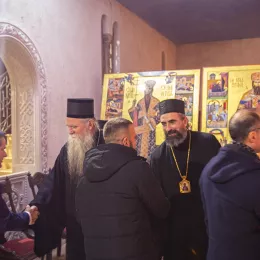 Митрополит Јоаникије на божићном пријему