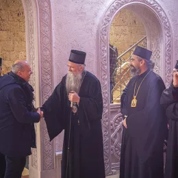 Митрополит Јоаникије на божићном пријему