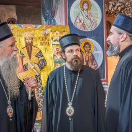 Митрополит Јоаникије на божићном пријему