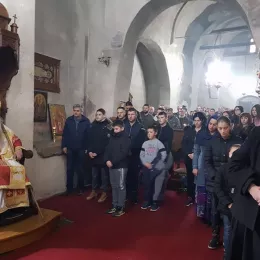 Преосвећени Владика Јоаникије служио у манастиру Ђурђеви Ступови
