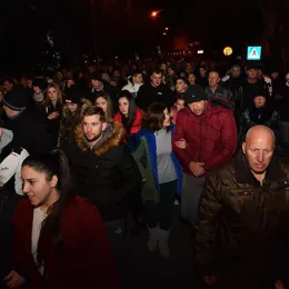 Протојереј-ставрофор Борис Брајовић на литији у Никшићу