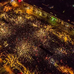 Протојереј-ставрофор Борис Брајовић на литији у Никшићу
