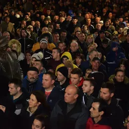 Протојереј-ставрофор Борис Брајовић на литији у Никшићу