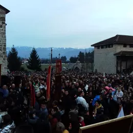 Литија и молебан у Ђурђевим Ступовима