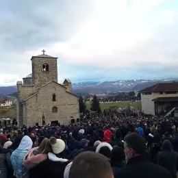 Литија и молебан у Беранама