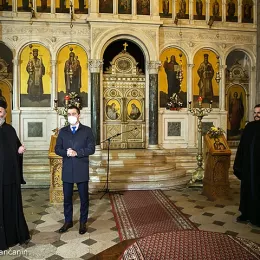 Предсједник Скупштине Црне Горе Алекса Бечић посјетио Саборни храм у Никшићу